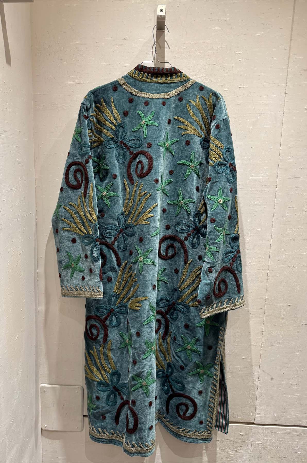 Giacca Lunga Ricamata