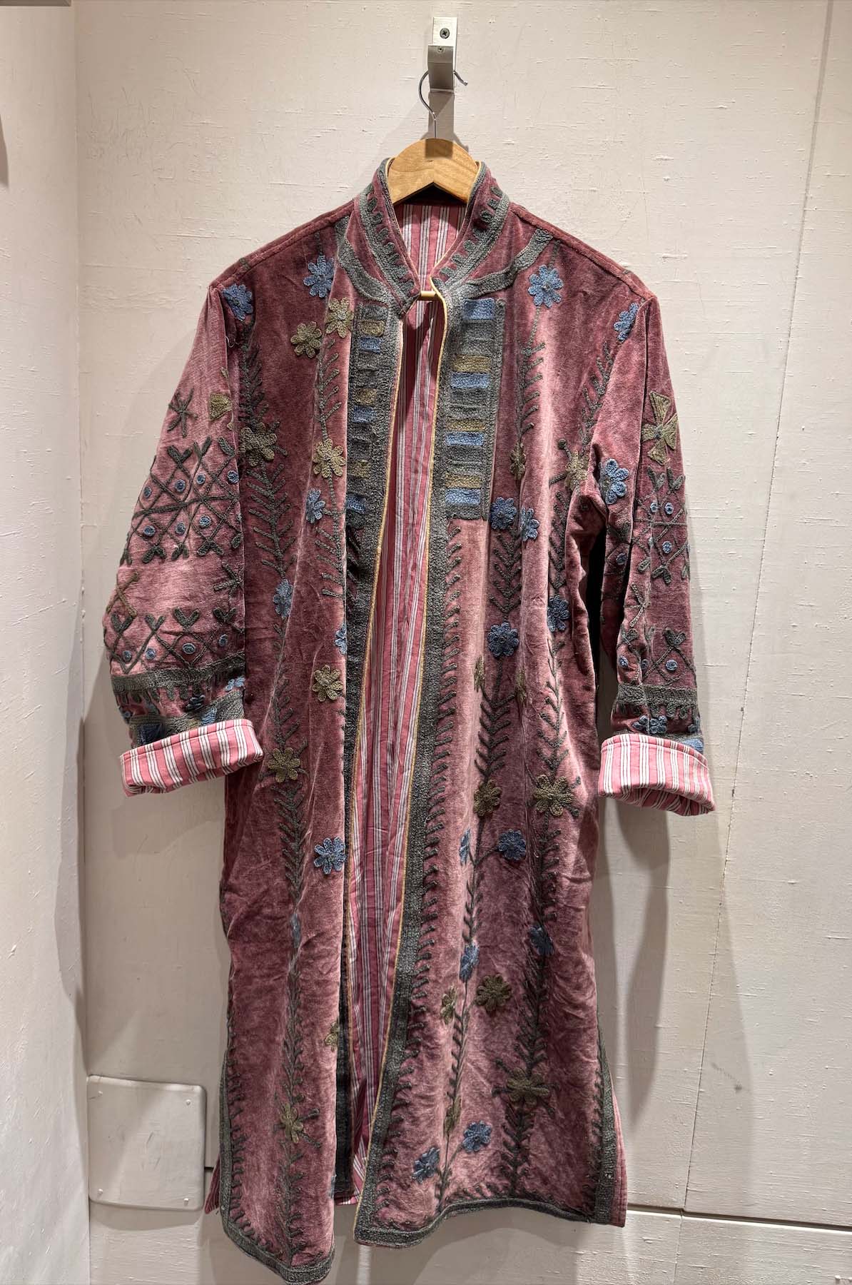 Giacca Lunga Ricamata