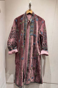 Giacca Lunga Ricamata