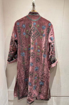 Giacca Lunga Ricamata