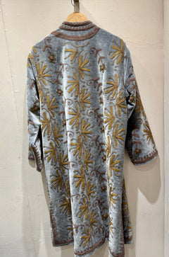 Giacca Lunga Ricamata