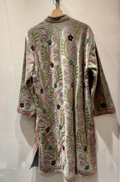 Giacca Lunga Ricamata