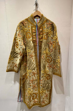 Giacca Lunga Ricamata