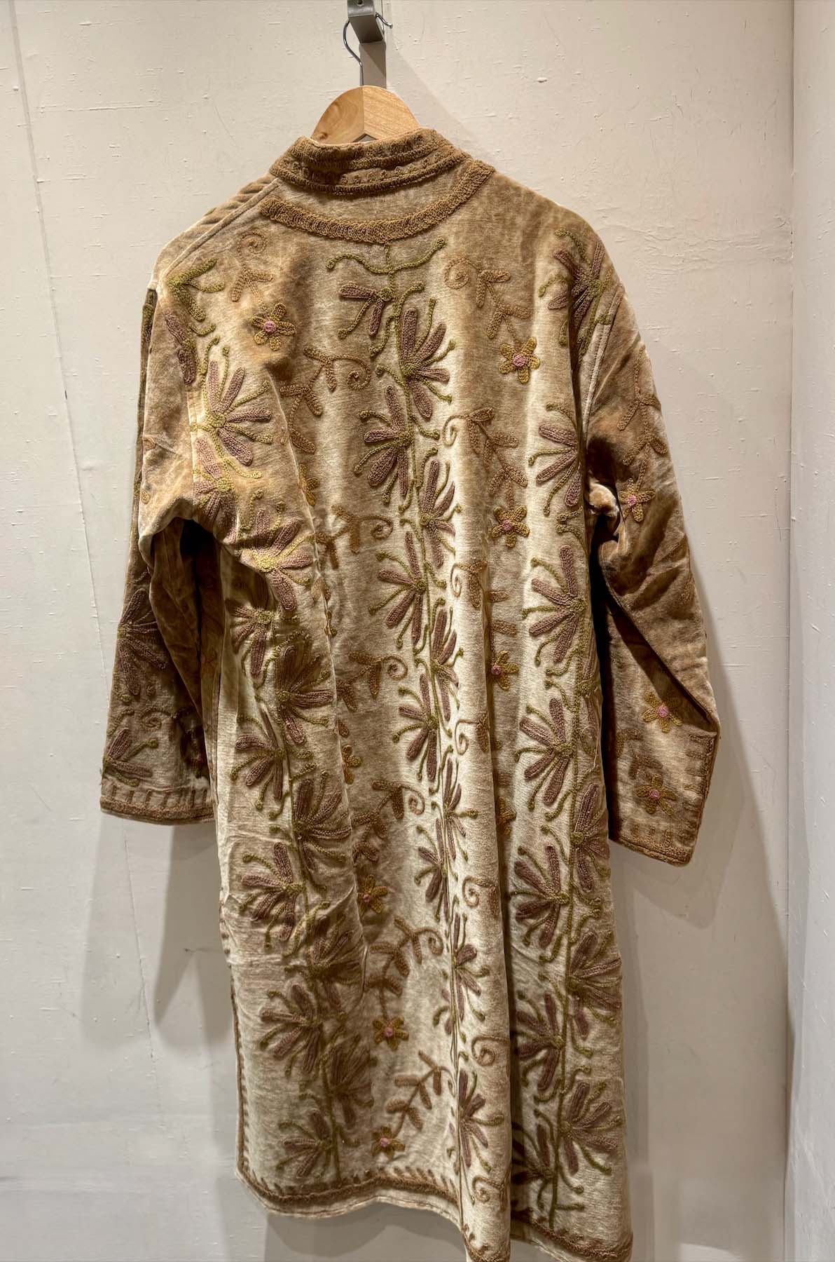 Giacca Lunga Ricamata