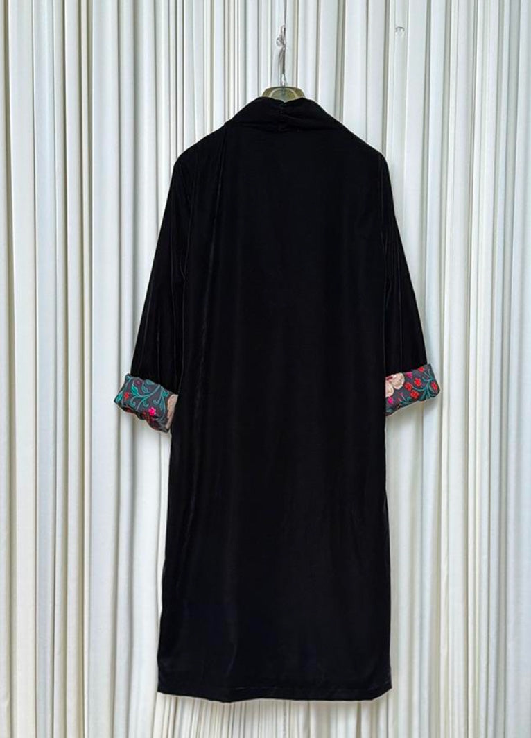Kimono velluto lungo
