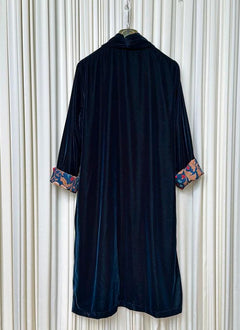 Kimono velluto lungo