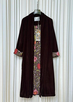 Kimono velluto lungo