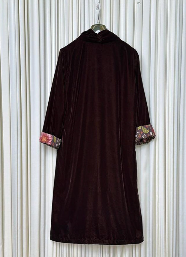 Kimono velluto lungo