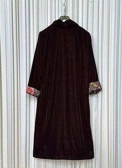 Kimono velluto lungo