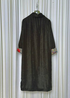 Kimono velluto lungo