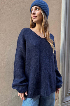 Maglione Morbido Mohair scollo a V