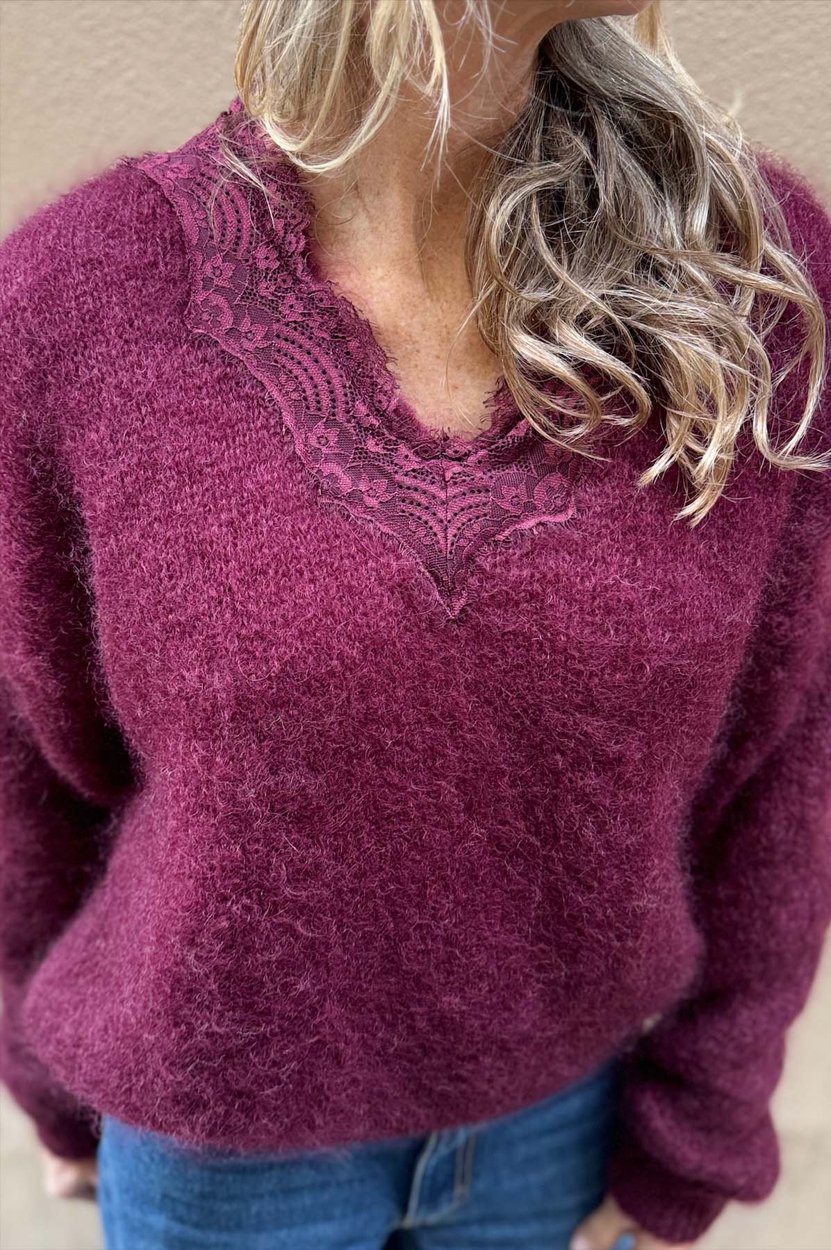 Maglia Mohair Pizzo