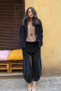 Pantalone Gaucho Velluto Liscio