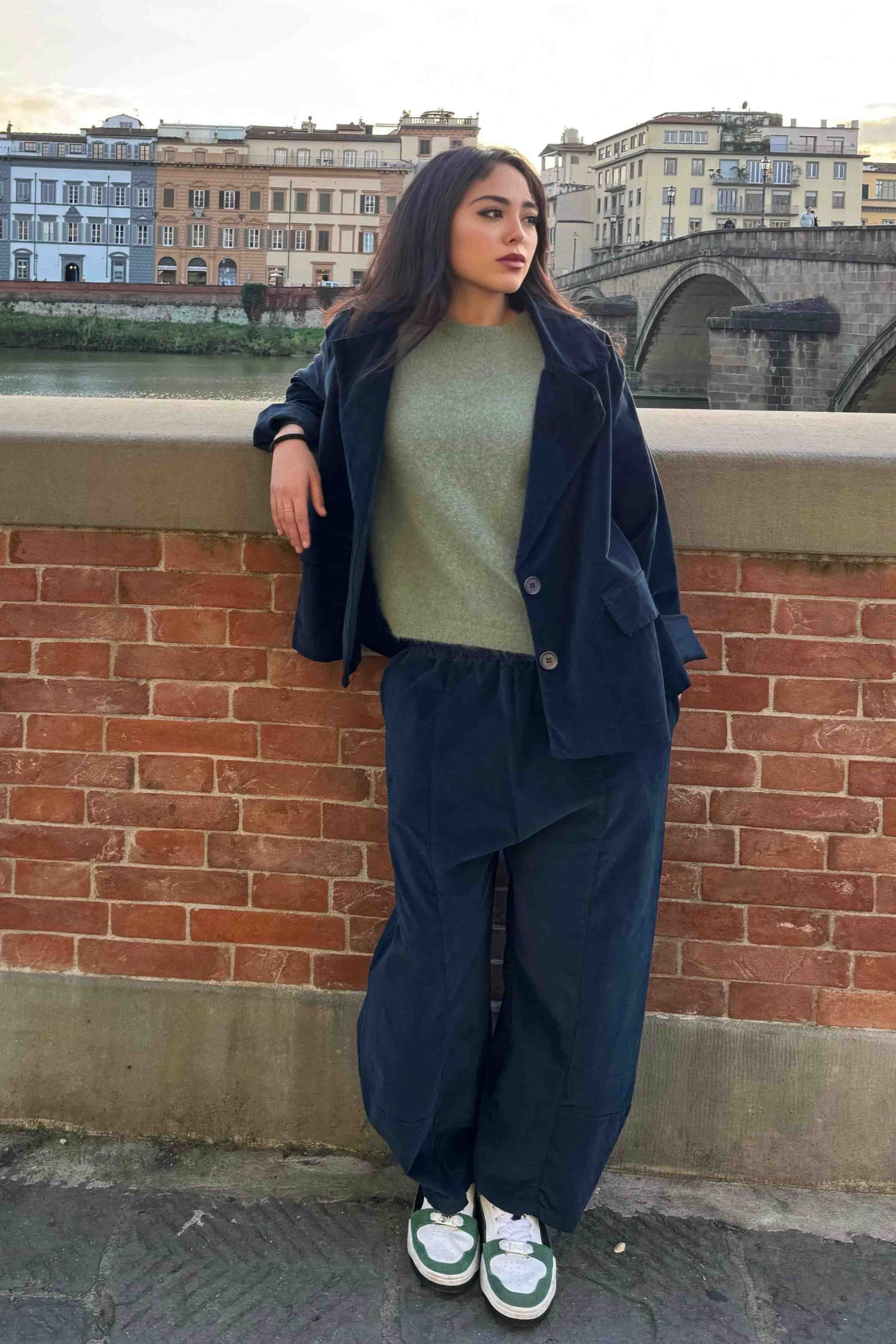 Pantalone Gaucho Velluto Liscio