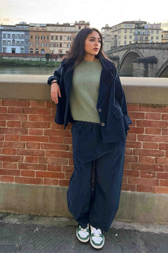 Pantalone Gaucho Velluto Liscio