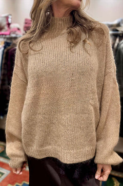 Maglione Morbido Mohair collo lupetto