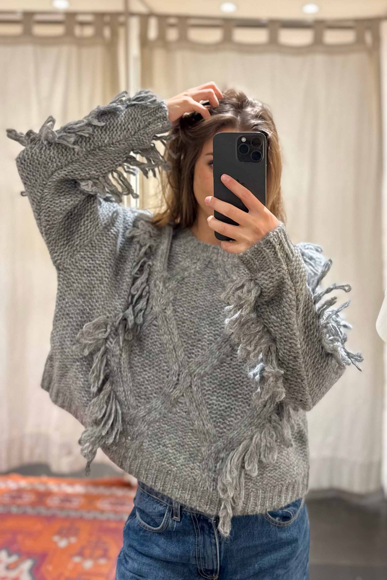 Maglione Corto Operato