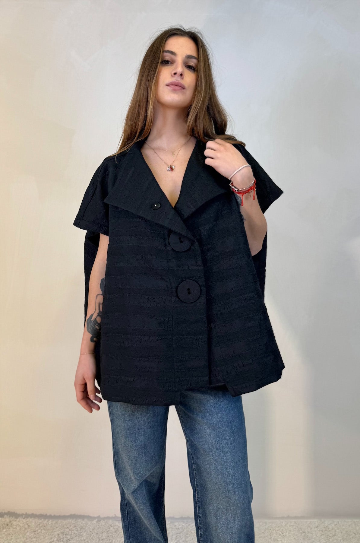 Giacca Camicia Svasata