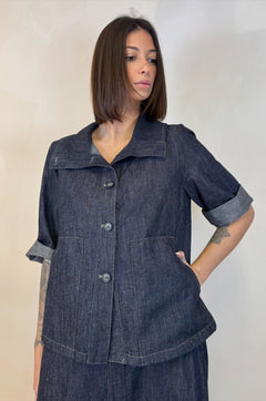 Giacca Camicia Jeans