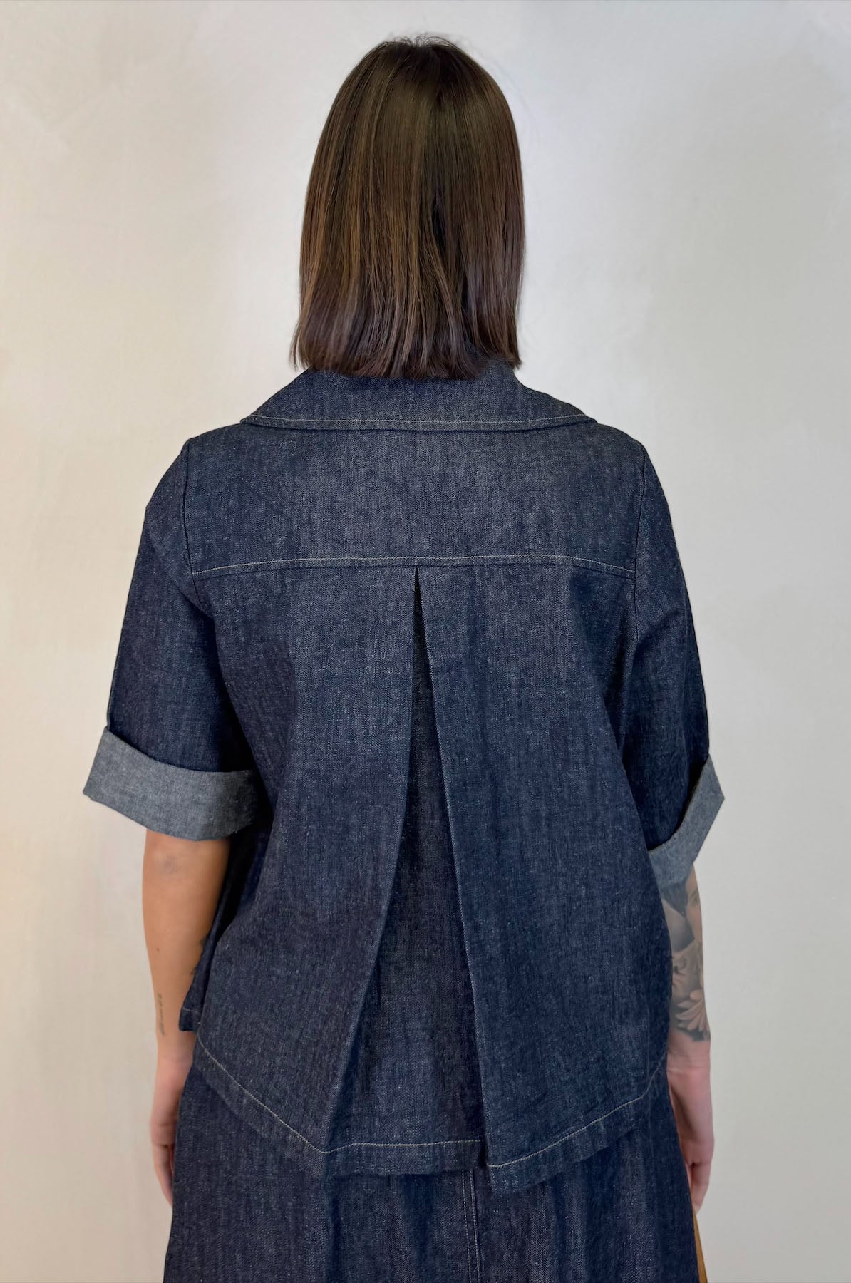 Giacca Camicia Jeans