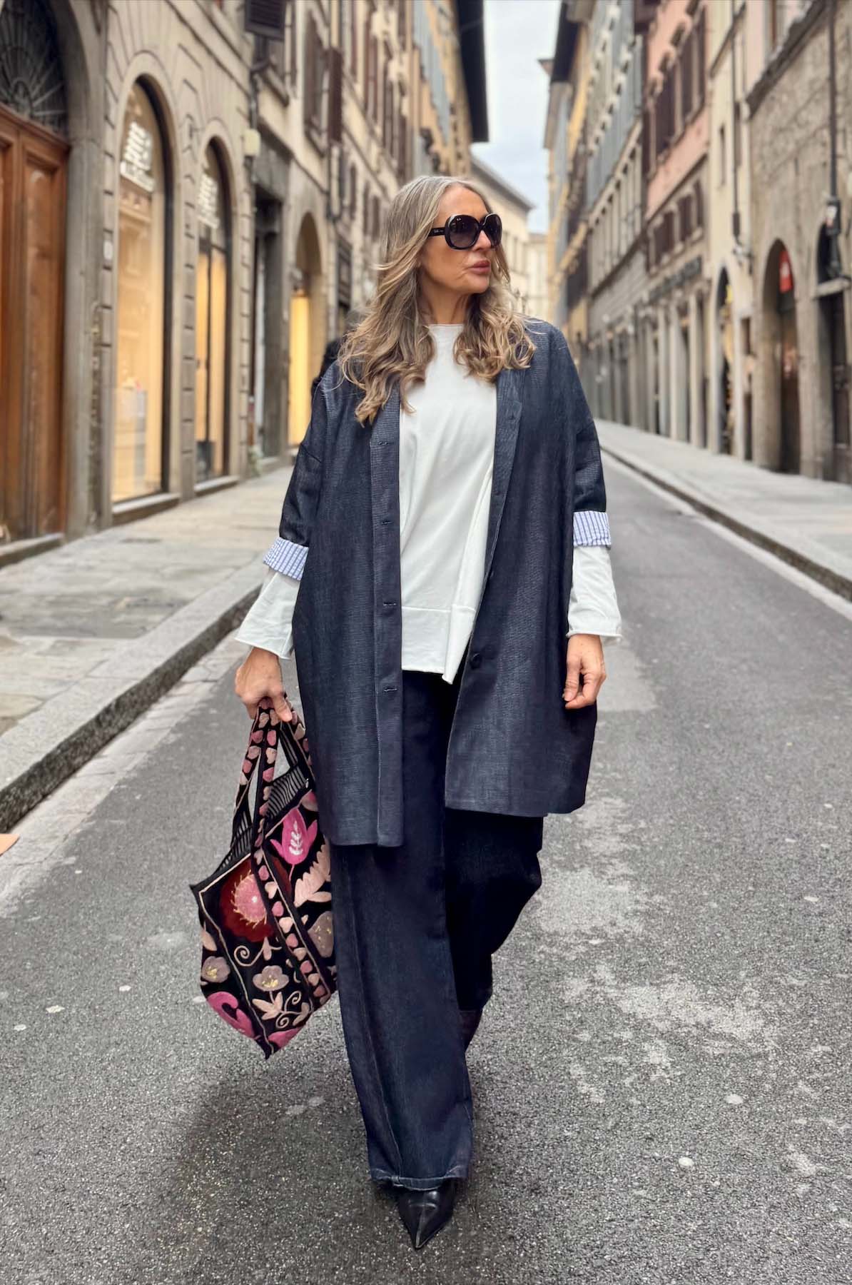 Giacca Kimono Jeans