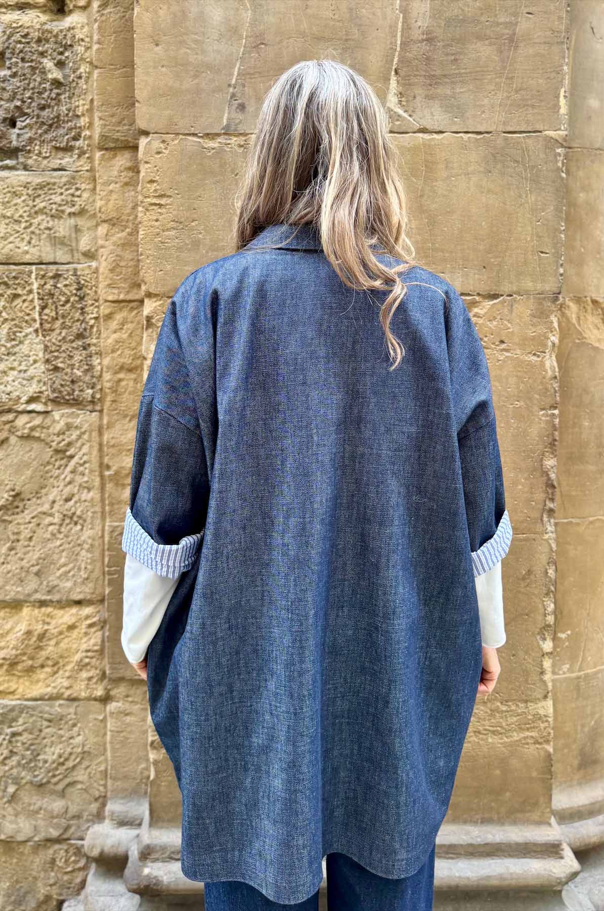 Giacca Kimono Jeans