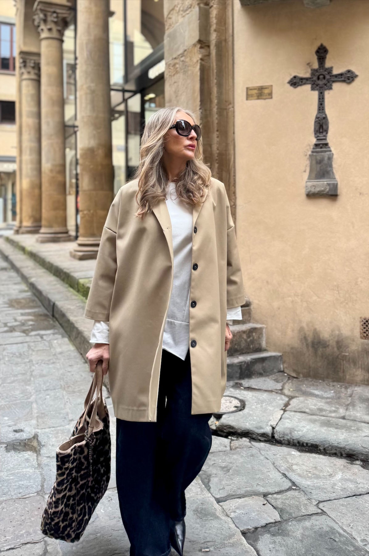 Giacca Kimono Impermeabile