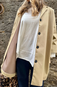 Giacca Kimono Impermeabile