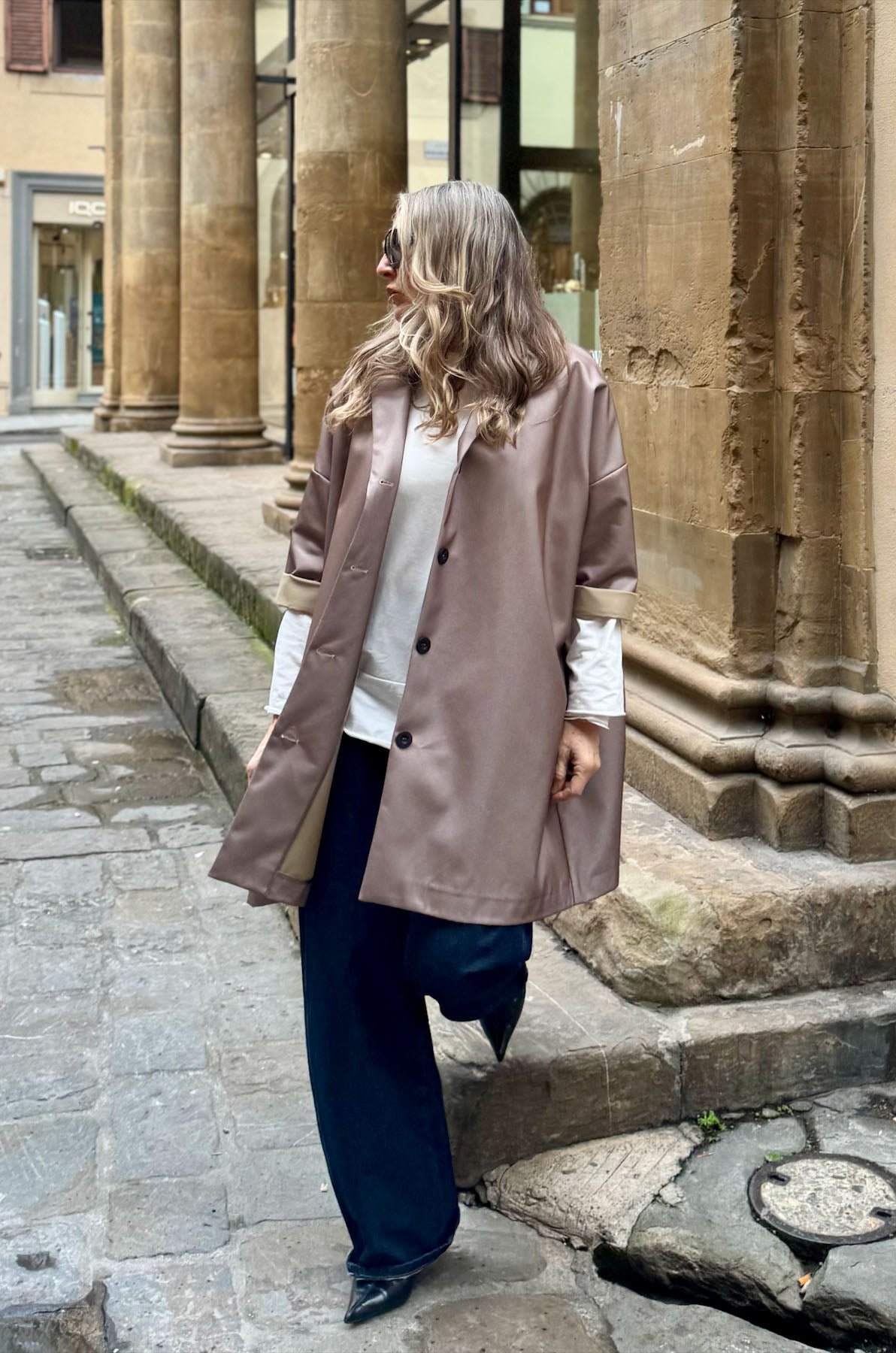 Giacca Kimono Impermeabile