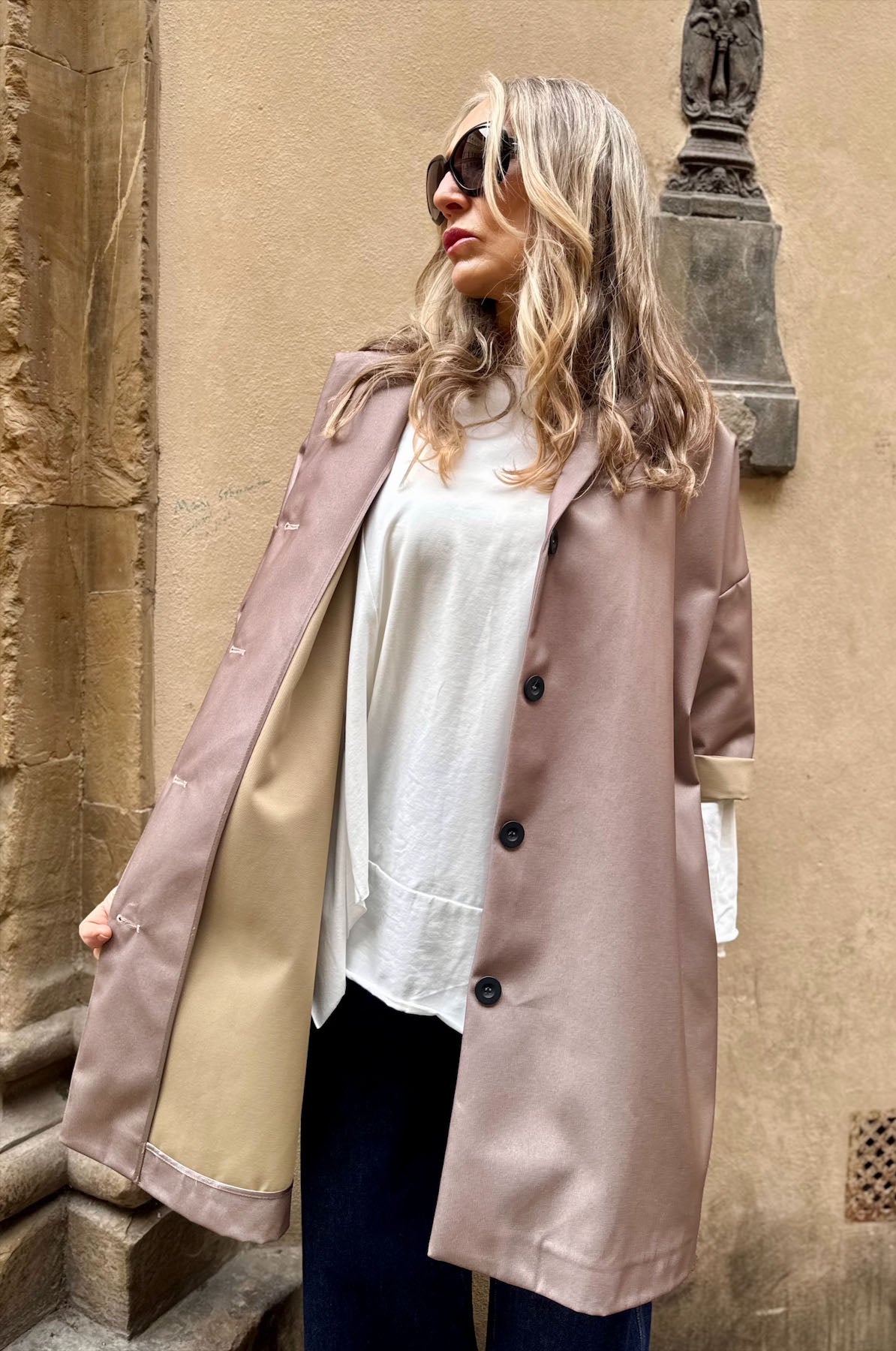 Giacca Kimono Impermeabile