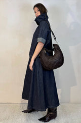 Borsa a Mezzaluna Intrecciata