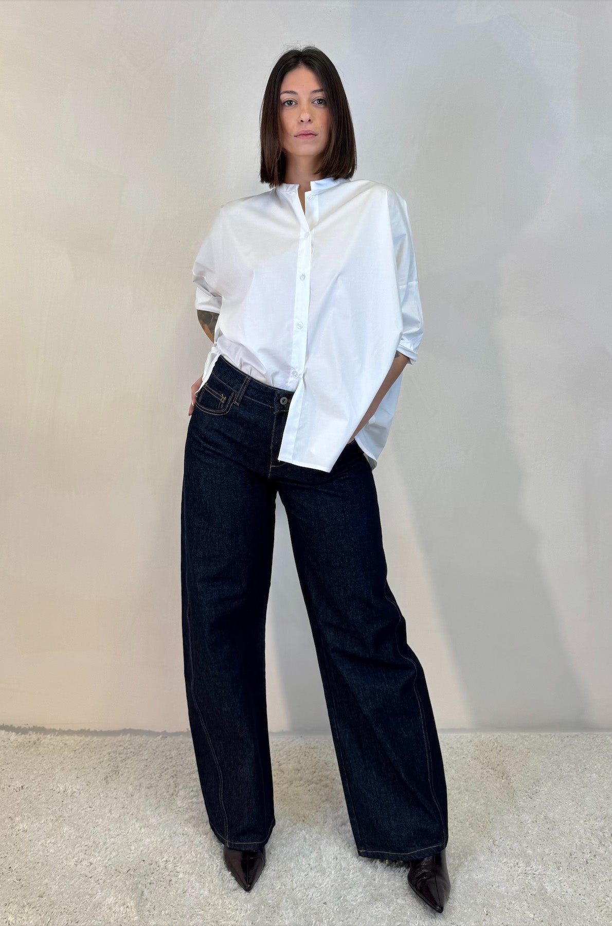 Jeans Scuro 5 Tasche