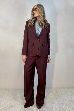 Blazer Monopetto con Fodera Floreale
