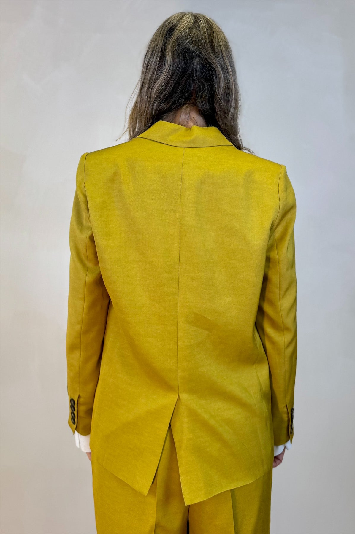 Blazer Monopetto con Fodera Floreale