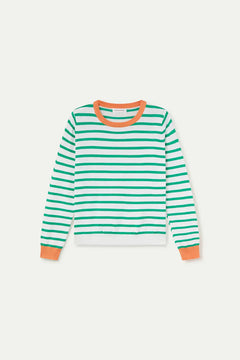 Maglia righe bianco e verde
