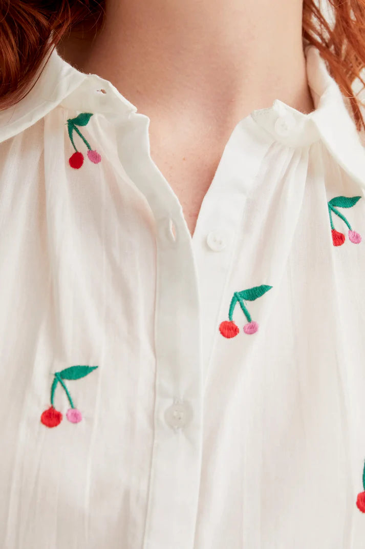 Camicia con stampa Ciliegie