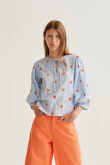Camicia con stampa Cuori