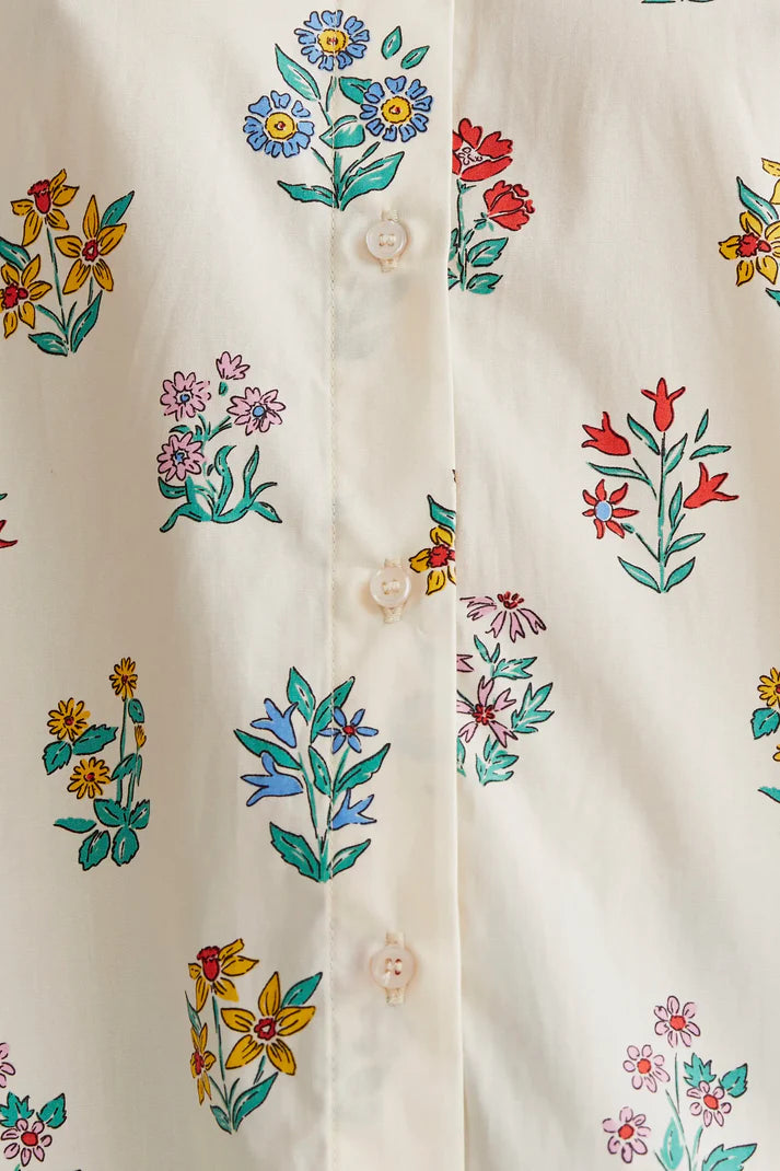 Camicia con stampa Floreale