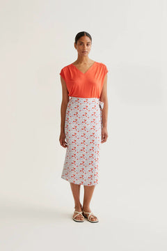 Gonna Midi con stampa Cute