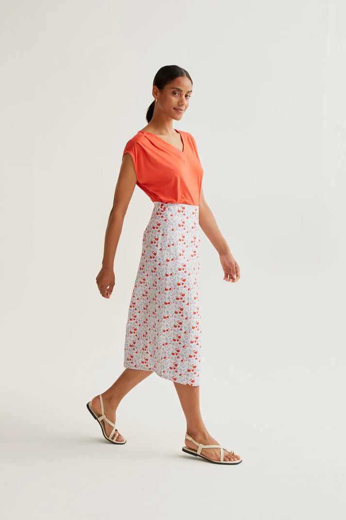 Gonna Midi con stampa Cute