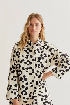 Trench con stampa Dalmata