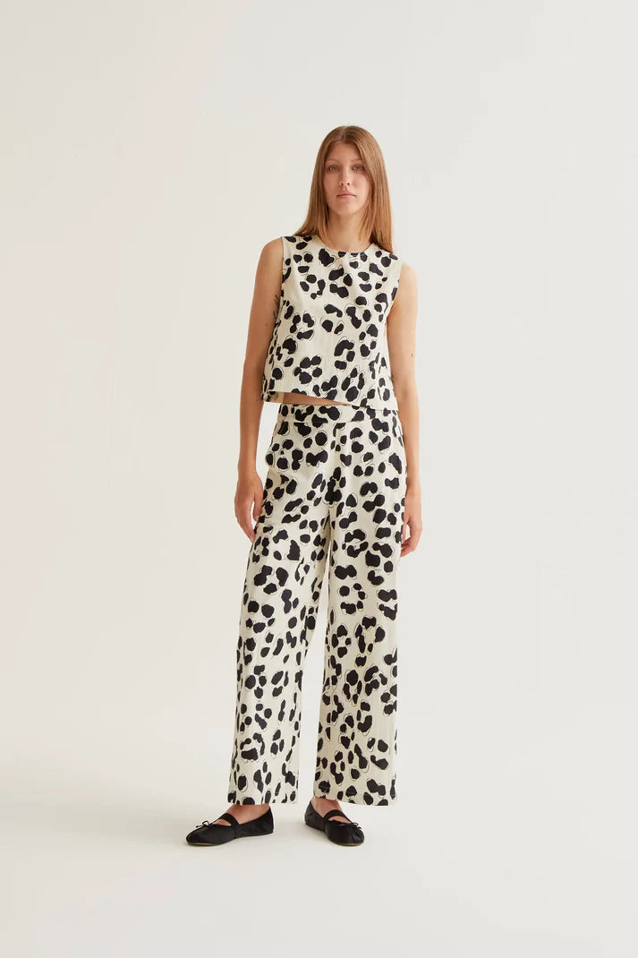 Pantalone con stampa Dalmata