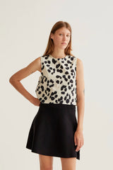 Top con stampa Dalmata