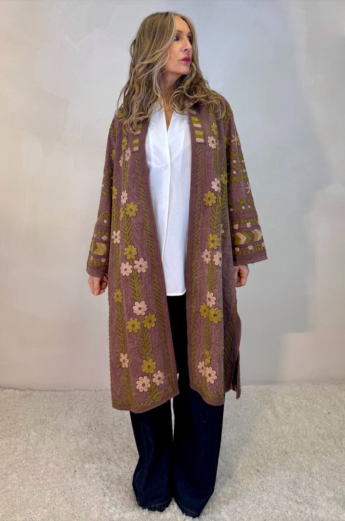 Spolverino Cotone Ricami