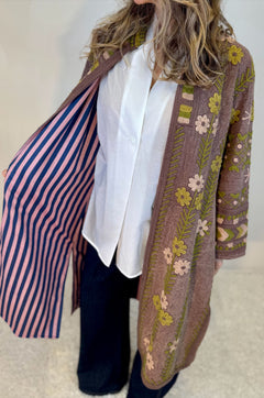 Spolverino Cotone Ricami