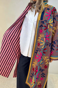 Spolverino Cotone Ricami