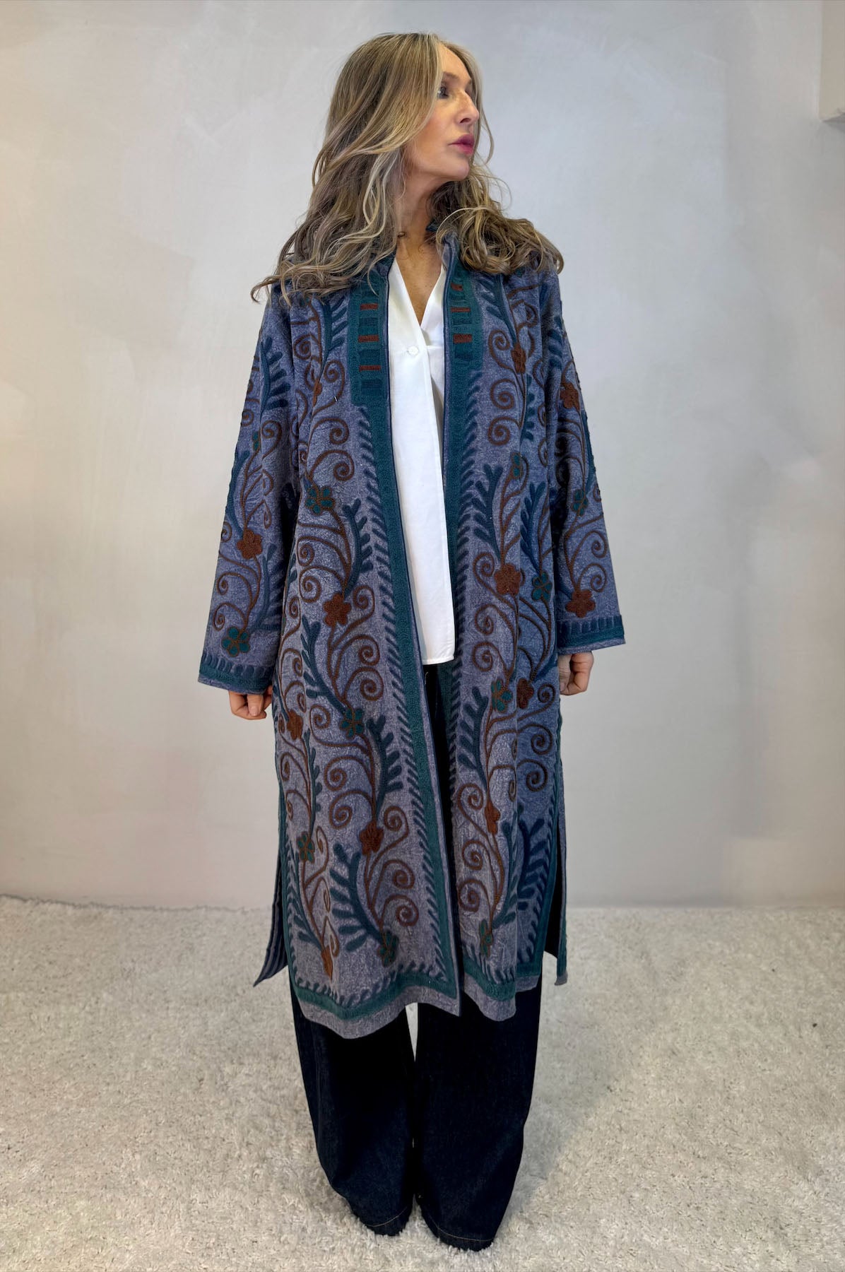 Spolverino Cotone Ricami