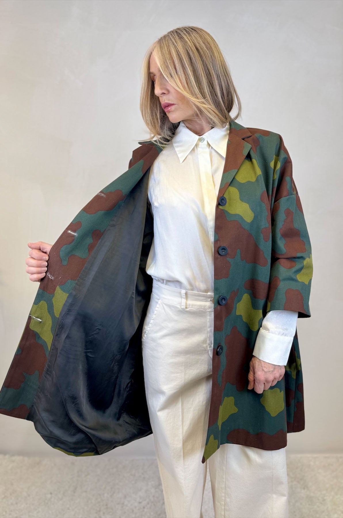 Giacca Kimono Militare