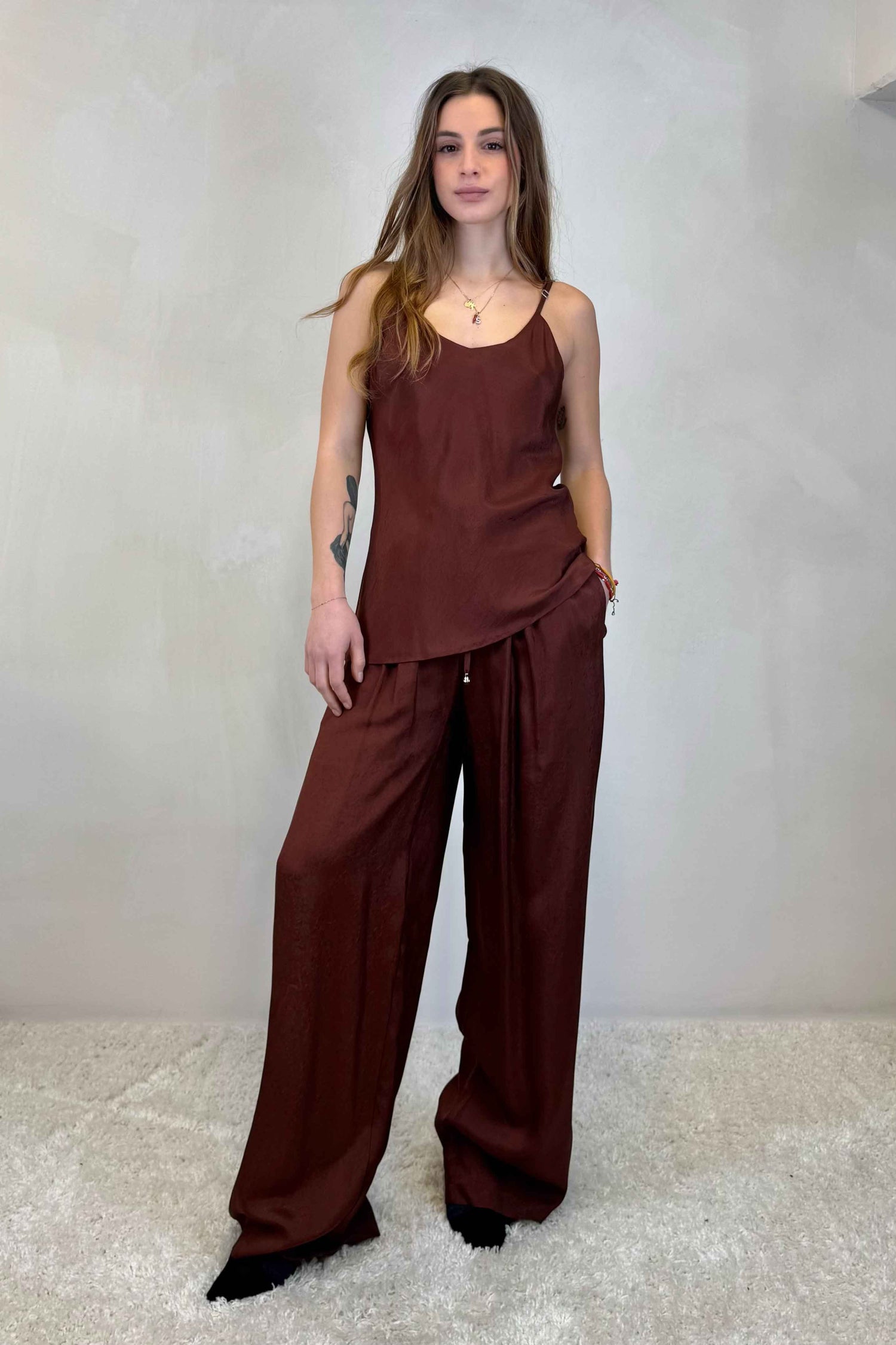 Pantalone Viscosa tinta unita