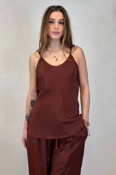 Top viscosa tinta unita